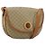 Céline Borsa a tracolla CELINE Macadam Canvas PVC Beige Oro Auth 171226 D'oro