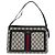 Borsa a tracolla GUCCI GG Supreme Sherry Line PVC Navy Gold 41 02 013 Auth fm5338 D'oro Blu navy - vista 13