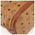 Sacchetto a coulisse MCM Vicetos Logogram Drawstring Bag in PVC e pelle marrone oro Auth ka4224A D'oro - vista 16