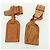 LOUIS VUITTON Powanie Name Tag Leather 10set Beige LV Auth 167219 - vista 4