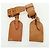 LOUIS VUITTON Powanie Name Tag Leather 10set Beige LV Auth 167219 - vista 5