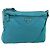 Borsa a Spalla PRADA Nylon Turchese Blu Argento Auth 177218A