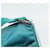 Borsa a Spalla PRADA Nylon Turchese Blu Argento Auth 177218A - vista 10