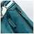Borsa a Spalla PRADA Nylon Turchese Blu Argento Auth 177218A - vista 17