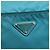 Borsa a Spalla PRADA Nylon Turchese Blu Argento Auth 177218A - vista 18