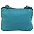 Borsa a Spalla PRADA Nylon Turchese Blu Argento Auth 177218A - vista 2