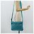 Borsa a Spalla PRADA Nylon Turchese Blu Argento Auth 177218A - vista 25