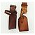 LOUIS VUITTON Powanie Name Tag Leather 10set Beige LV Auth 167213 - vista 5