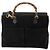 Borsa Tote GUCCI Bamboo in scamosciato 2way Nero Oro 002 123 0322 Auth 175645 - vista 13
