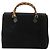 Borsa Tote GUCCI Bamboo in scamosciato 2way Nero Oro 002 123 0322 Auth 175645 - vista 2