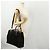Borsa Tote GUCCI Bamboo in scamosciato 2way Nero Oro 002 123 0322 Auth 175645 - vista 23