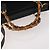 Borsa Tote GUCCI Bamboo in scamosciato 2way Nero Oro 002 123 0322 Auth 175645 - vista 8
