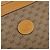 GUCCI Micro GG Supreme Pouch PVC outlet Beige Oro Auth 177897 D'oro - vista 8