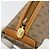 GUCCI Micro GG Supreme Pouch PVC outlet Beige Oro Auth 177897 D'oro - vista 9