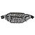 Borsa a tracolla SAINT LAURENT motivo zebra in nylon nero e bianco Auth 178693A - vista 13