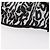 Borsa a tracolla SAINT LAURENT motivo zebra in nylon nero e bianco Auth 178693A - vista 14