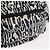 Borsa a tracolla SAINT LAURENT motivo zebra in nylon nero e bianco Auth 178693A - vista 17