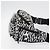 Borsa a tracolla SAINT LAURENT motivo zebra in nylon nero e bianco Auth 178693A - vista 3