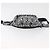 Borsa a tracolla SAINT LAURENT motivo zebra in nylon nero e bianco Auth 178693A - vista 5