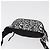 Borsa a tracolla SAINT LAURENT motivo zebra in nylon nero e bianco Auth 178693A - vista 6
