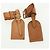 LOUIS VUITTON Powanie Name Tag Leather 10set Beige LV Auth 167220 - vista 11