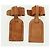 LOUIS VUITTON Powanie Name Tag Leather 10set Beige LV Auth 167220 - vista 6