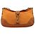 Borsa a Spalla Miu Miu Canvas Orange Gold Auth 177028A D'oro Arancione - vista 13