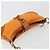 Borsa a Spalla Miu Miu Canvas Orange Gold Auth 177028A D'oro Arancione - vista 6