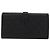 CHANEL Cambon Line Long Wallet Lamb Skin Black White CC Auth am11522V Nero Bianco - vista 2