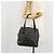 Borsa Salvatore Ferragamo Gancini in PVC e pelle nera argento Auth BA12370 Nero - vista 20