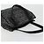 Borsa Salvatore Ferragamo Gancini in PVC e pelle nera argento Auth BA12370 Nero - vista 6