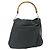 Borsa a Spalla GUCCI Bamboo Nylon 2way Grigio Argento 001 2123 1577 Auth bs34814 Marrone