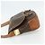 Céline CELINE Macadam Canvas Schultertasche PVC Leder Braun Gold Auth bs34803 Golden - Ansicht 3