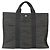 Hermès HERMES Her Line MM Handtasche Canvas Grau Silber Authentisch 178570 Braun - Ansicht 13
