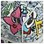 LOUIS VUITTON Monogram Comics Keepall Bandouliere 50 Borsa M21863 Auth 177344SAM Bianco - vista 21