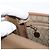 Christian Dior Honeycomb Canvas Schultertasche PVC Beige Gold Auth bs35012 Golden - Ansicht 21
