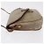 Christian Dior Honeycomb Canvas Schultertasche PVC Beige Gold Auth bs35012 Golden - Ansicht 5
