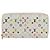 LOUIS VUITTON Monogram Multicolor Zippy Wallet White M60241 LV Auth 178601A Bianco - vista 13