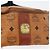 MCM Vicetos Logogram Body Bag PVC Marrone Oro Auth 177029 D'oro - vista 12