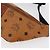 MCM Vicetos Logogram Body Bag PVC Marrone Oro Auth 177029 D'oro - vista 15