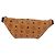 MCM Vicetos Logogram Body Bag PVC Marrone Oro Auth 177029 D'oro - vista 2