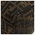 Mini Borsa Boston FENDI in tela Zucca Marrone Nero Autentica am11498SAV - vista 16