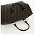 Mini Borsa Boston FENDI in tela Zucca Marrone Nero Autentica am11498SAV - vista 6