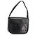 SAINT LAURENT Schultertasche aus Leder Schwarz Gold Auth 177846