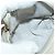 LOUIS VUITTON Taurillon Clemence Climbing Pouch Gray MP3383 LV Auth 177975M Marrone - vista 10
