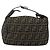 Bolsa de Mão FENDI Zucca Canvas Marrom Preto Auth bs35005 - vista 2