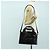 Borsa GUCCI in pelle vernice 2way Nero Argento Auth 176640 - vista 26