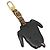 LOUIS VUITTON Catgram Porte Cles Porto Address Charm Black MP2281 Auth 178090A Nero