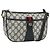 Bolsa de Ombro GUCCI GG Supreme Sherry Line PVC Azul Marinho Ouro 89 02 032 Auth 177813 Dourado