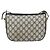 Bolsa de Ombro GUCCI GG Supreme Sherry Line PVC Azul Marinho Ouro 89 02 032 Auth 177813 Dourado - vista 2